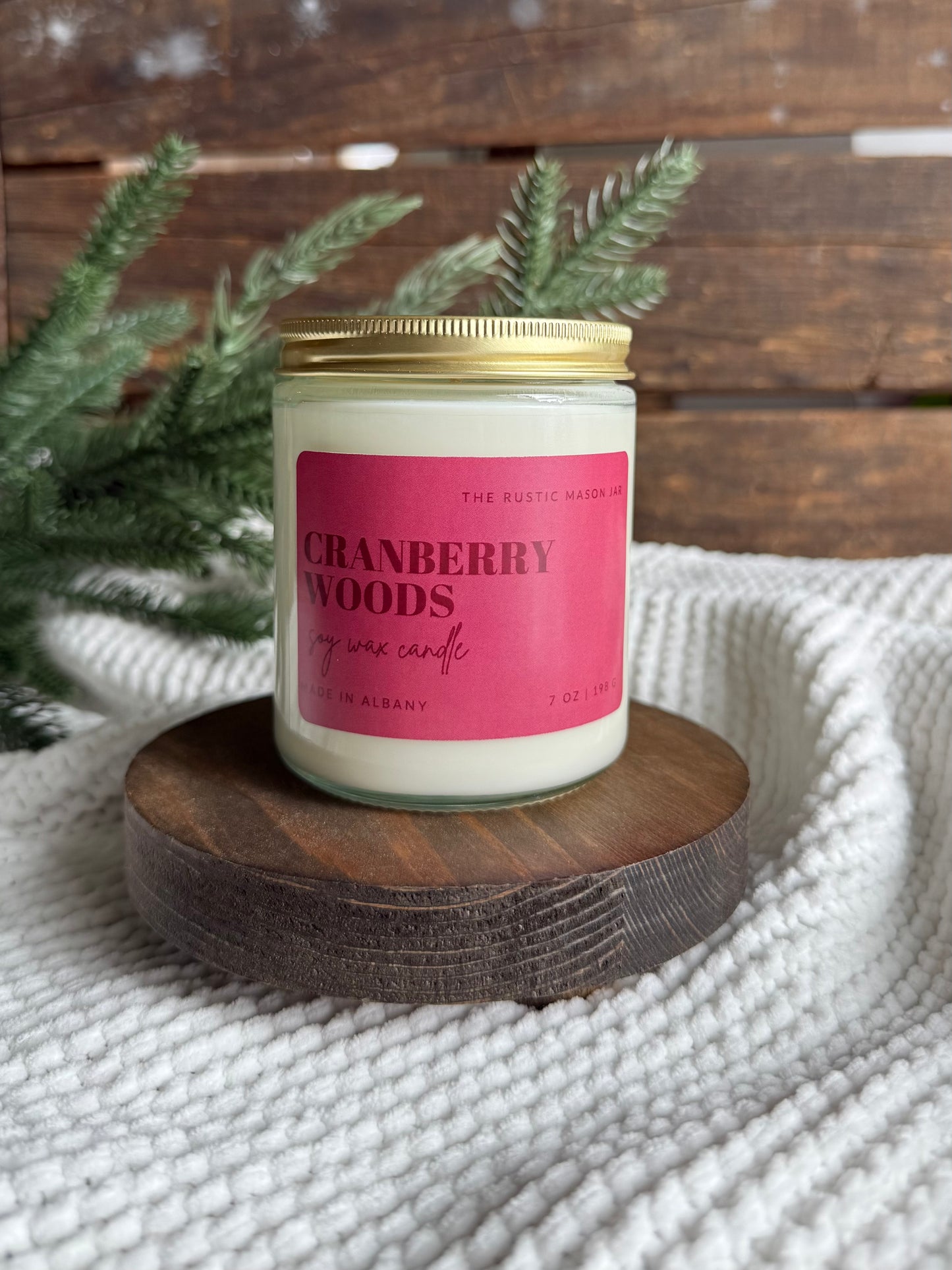 Cranberry Woods 7oz Candle