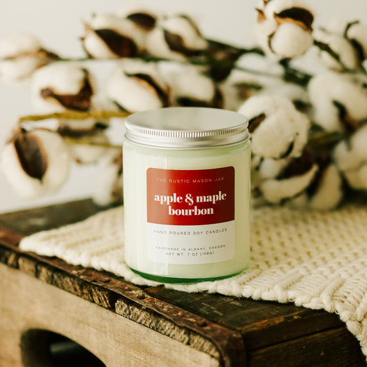 Apples + Maple Bourbon 7oz Candle