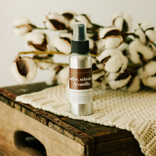 Coffee, Whiskey, Vanilla 2 oz Room Spray