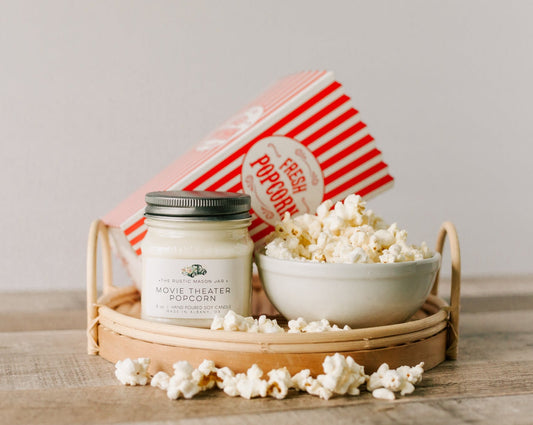 Movie Theater Popcorn 8 oz Candle