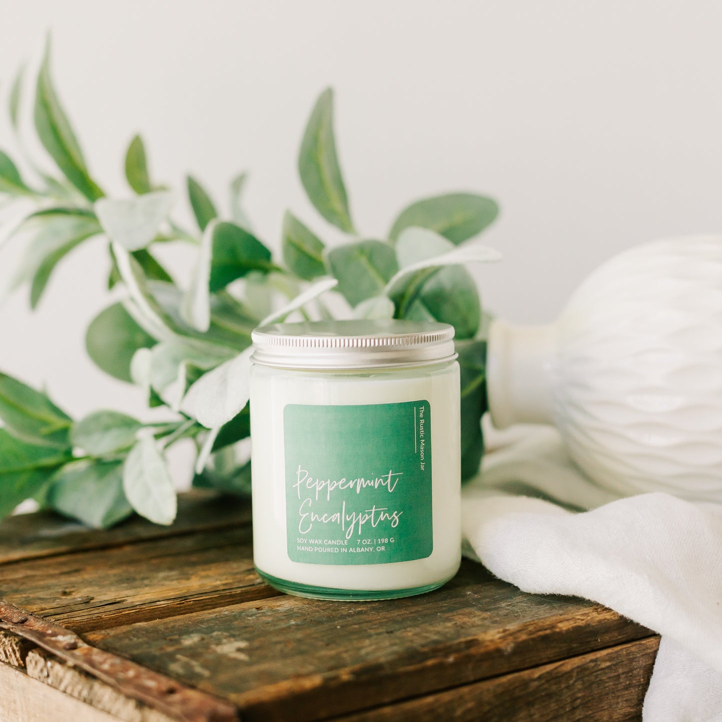 Peppermint Eucalyptus 7 oz Candle
