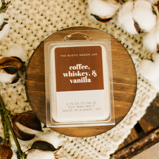 Coffee Whiskey Vanilla Wax Melt