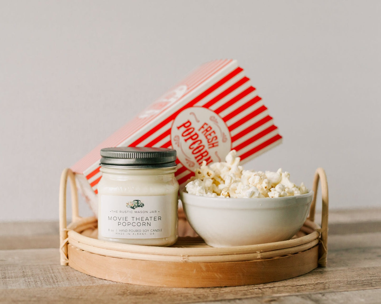 Movie Theater Popcorn 8 oz Candle